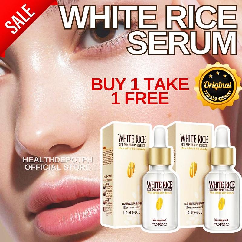 BUY 1 TAKE 1 White Rice Serum Whitening Face Moisturizing Cream Anti Wrinkle Anti Aging Face Authentic