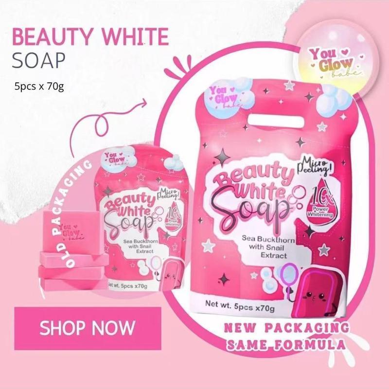 Freeshipping BUY 5 TAKE 5=10PCS YOU GLOW BABE BEAUTY WHITE SOAP Cleansing Skin Repair Skin Care Body Freeshipping