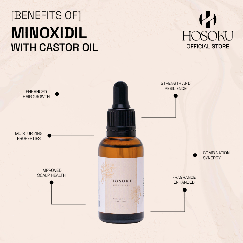 BUY 1 TAKE 2=3PCS Minoxidil Hosoku Hair Growth(with collagen and castor oil) Hair Grower Hair Growth serum