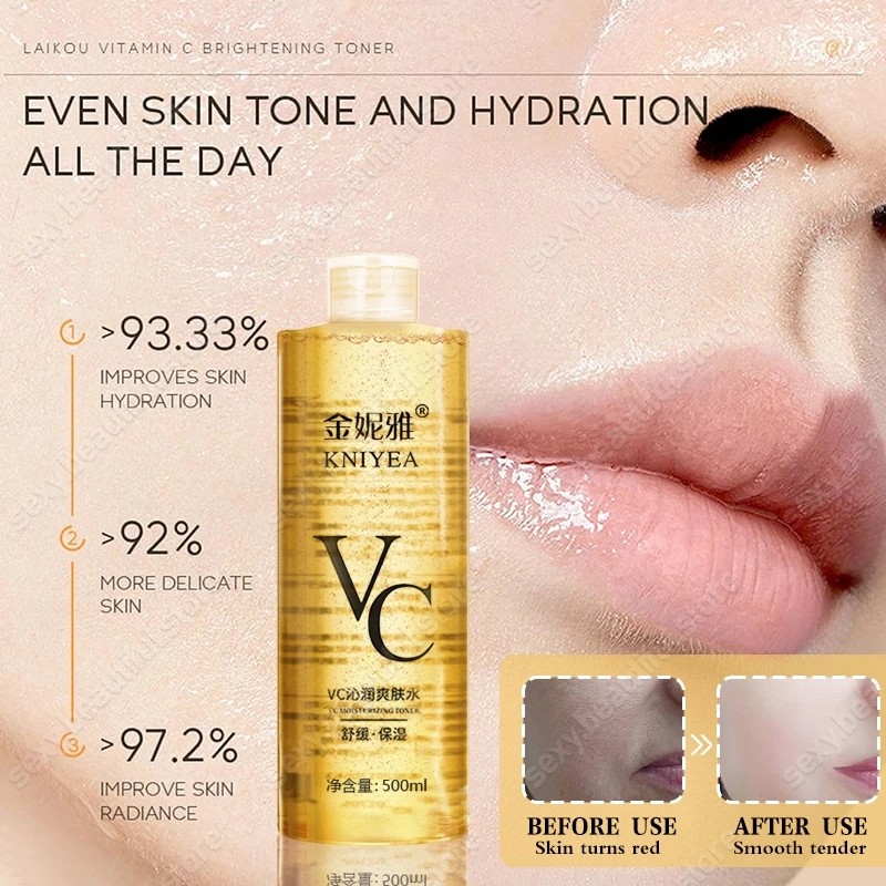 Freeshipping BUY 1 TAKE 2 Vitamin C Toner Intensive Whitening Toner Vitamin C Collagen Face Toner Brightening Skin