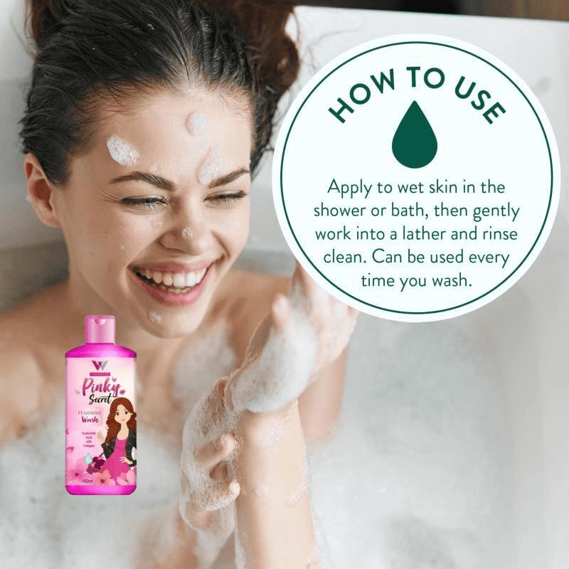 Buy 1 Take 2  Removes Odor causing bacteria, pH Balanced Feminine Wash Refreshing & Soothing Feminine Wash for Sensitive Skin,selfcare,feminine care Comfort  150ML*3