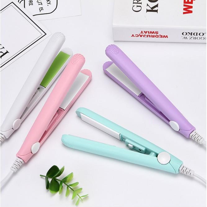 BUY1 TAKE 1 Mini curling iron straight hair ceramic flat iron mini hair straightener Comfort