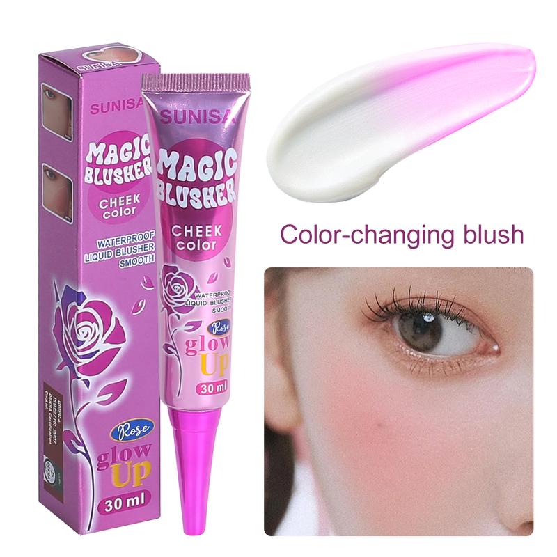 FreeShipping『BUY 1 TAKE 2』Sunisa Waterproof Magic Blusher Cheek Color Long Lasting Liquid Blusher Makeup Cosmetic 3*30ml